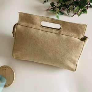 Handbag/Sachet/the Body Shop/tan color/used.